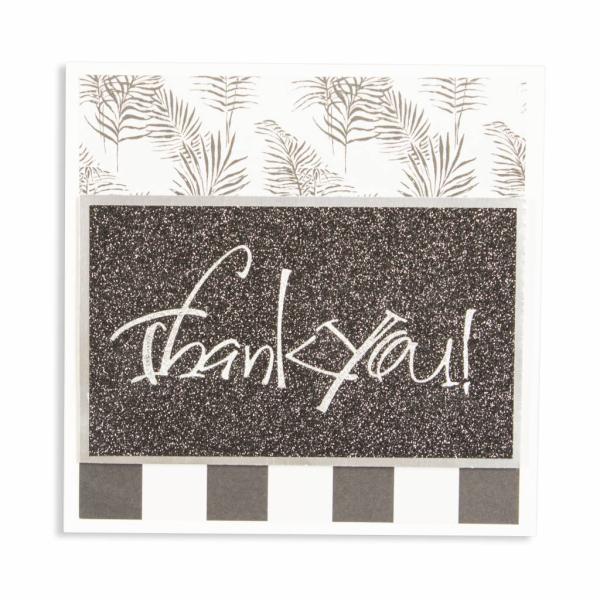 Spellbinders Hotfoil Plate - "Thank You"