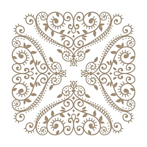 Spellbinders Hotfoil Plate - "Fanciful Corners"