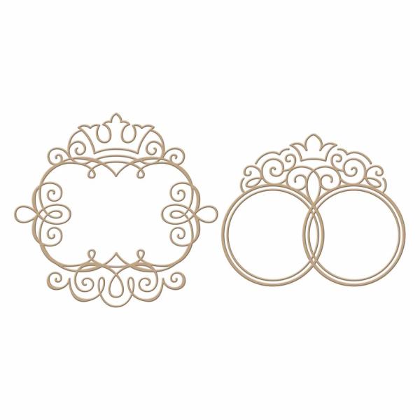 Spellbinders Hotfoil Plate - "Monogram Medallions"