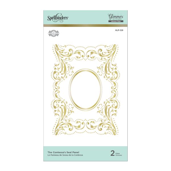 Spellbinders Hotfoil Plate - "The Contessa's Seal Panel"