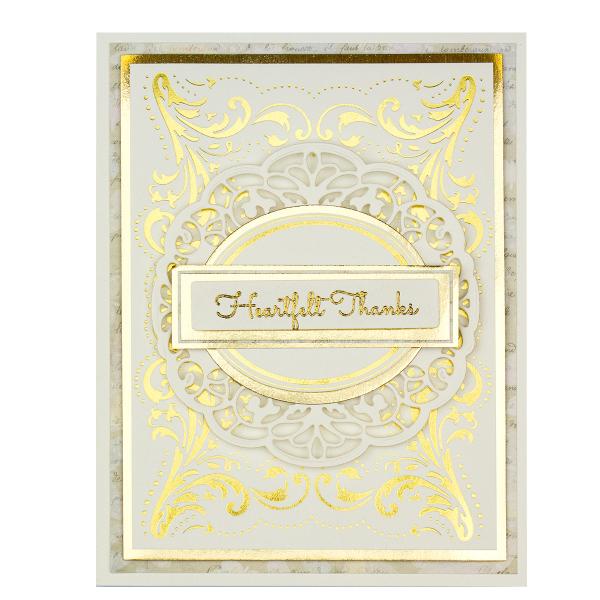 Spellbinders Hotfoil Plate - "The Contessa's Seal Panel"