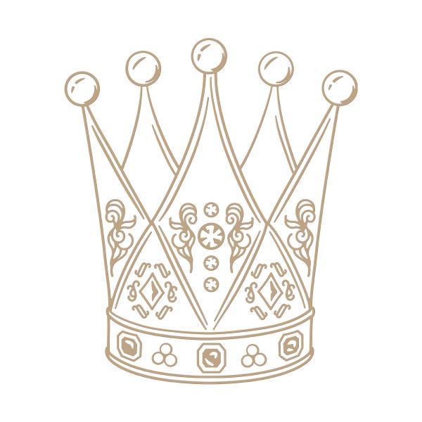 Spellbinders Hotfoil Plate - "Crowned Royalty"