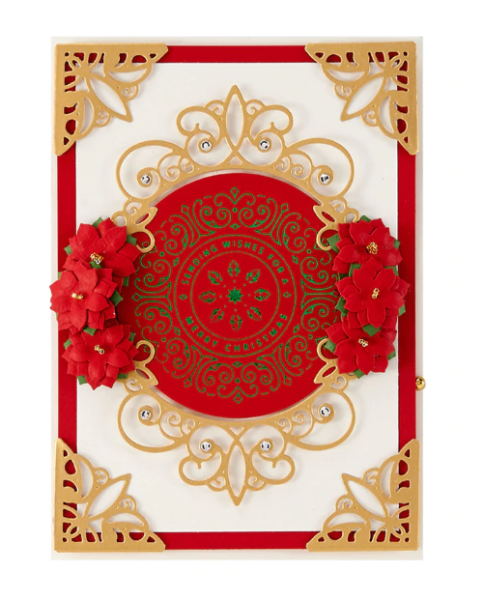 Spellbinders Hotfoil Plate - "Filigree Glimmer Wreaths Glimmer"
