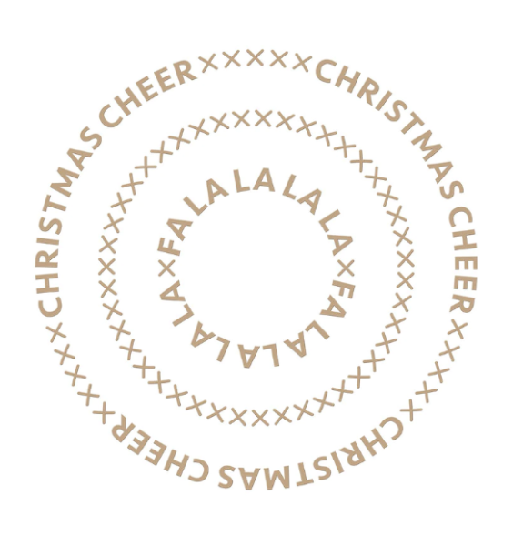 Spellbinders Hotfoil Plate - "Christmas Essential Glimmer Circles"