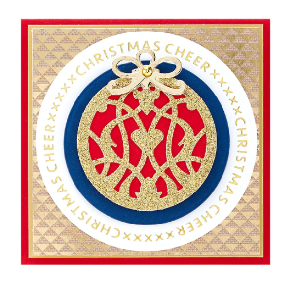 Spellbinders Hotfoil Plate - "Christmas Essential Glimmer Circles"