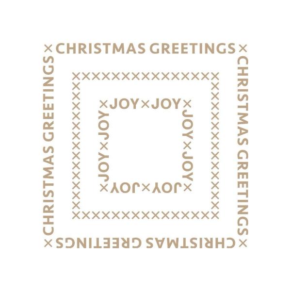 Spellbinders Hotfoil Plate - "Christmas Essential Glimmer Squares Glimmer"