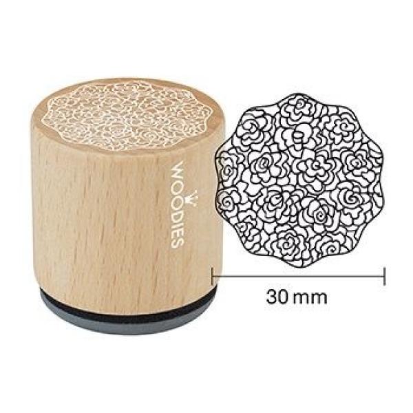 Woodies-  Ornament  - Rubber Stamp 