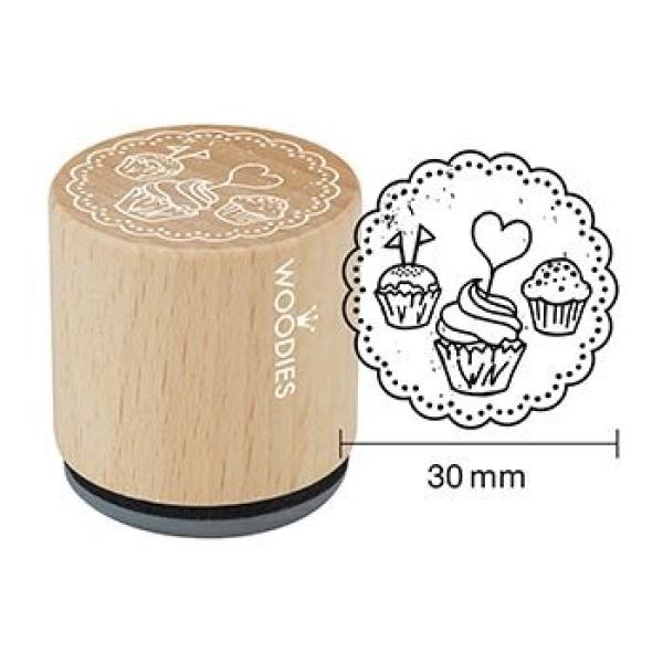 Woodies-  Tartlets  - Rubber Stamp 