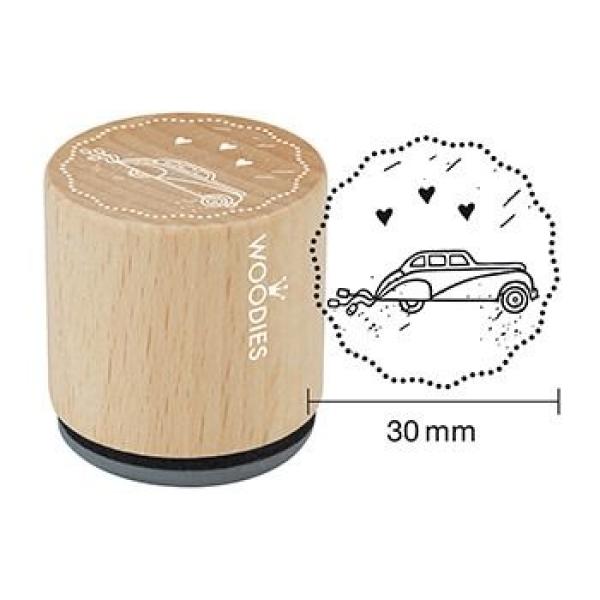 Woodies-  Wedding Car  - Rubber Stamp 