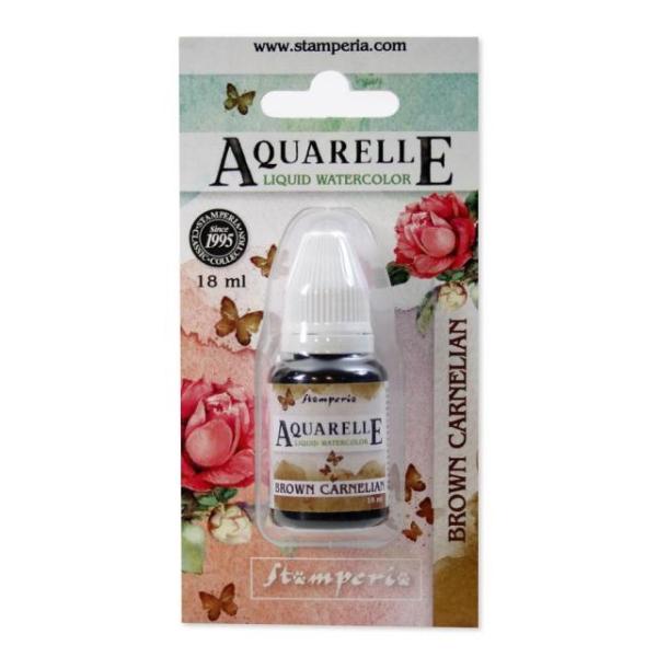 Stamperia Aquarelle Watercolor   " Brown Carnelian " 18ml - Aquarellfarbe