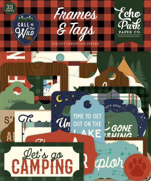 Echo Park "Call Of The Wild" Frames & Tags