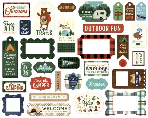 Echo Park "Call Of The Wild" Frames & Tags