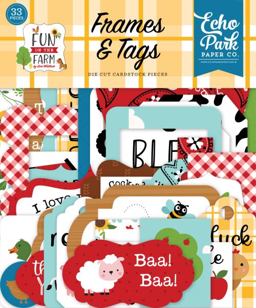 Echo Park "Fun On The Farm" Frames & Tags
