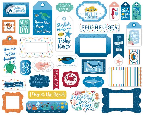 Echo Park "Sea Life" Frames & Tags