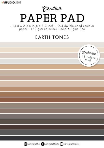 Studio Light - Paper Pad - Earth Tones 