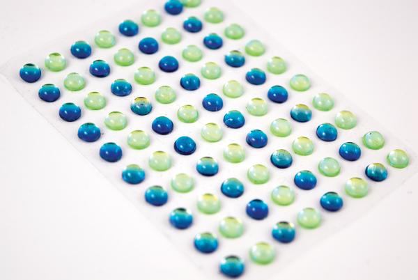 Craft Consortium Enamel Dots " Ocean Tale Iridescent "