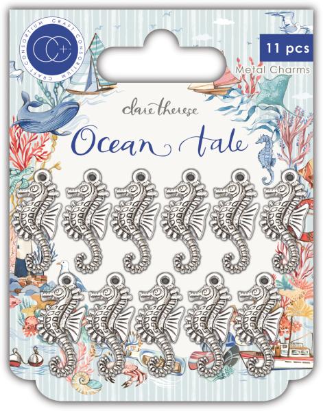 Craft Consortium Ocean Tale Metal Charms Seahorse  - Metallanhänger