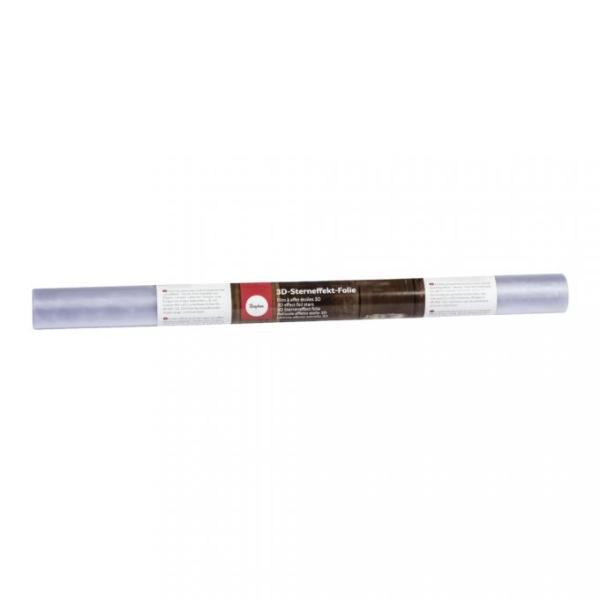 Rayher 3D-Sterneffekt-Folie, 33cm, Stärke 0,15mm, Rolle 100cm 