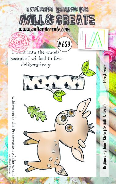 AALL and Create  Forest Fawn  Stamps - Stempel A7