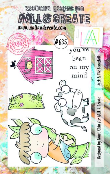 AALL and Create  Jack & The Beanstalk  Stamps - Stempel A7