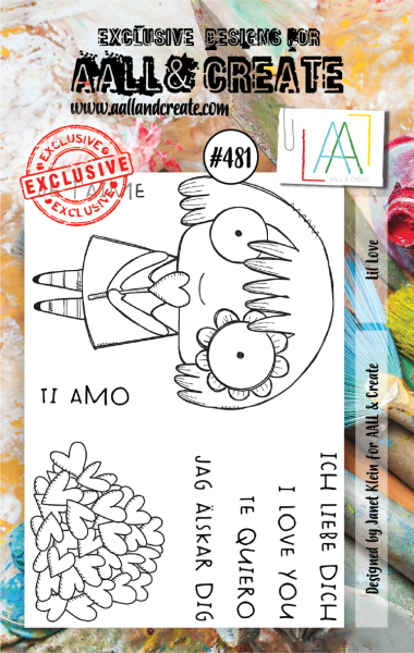 AALL and Create  Lil Love  Stamps - Stempel A7