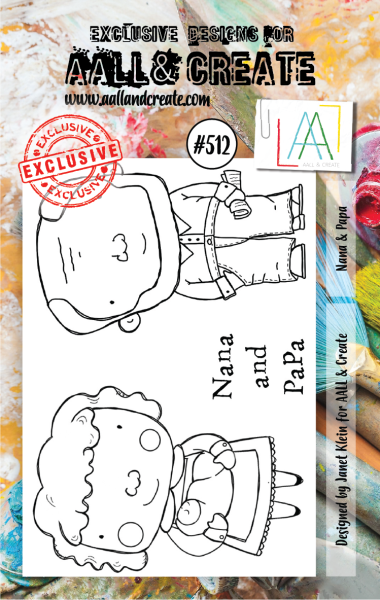 AALL and Create Nana & Papa Stamps - Stempel A7