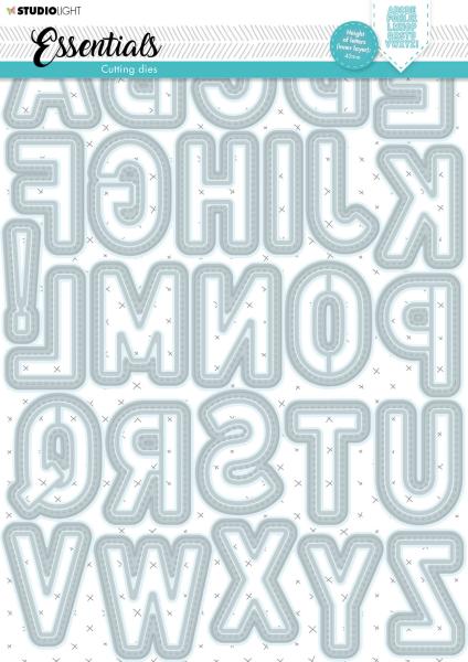 Studio Light Die Cut - Stanze - Large Alphabet 