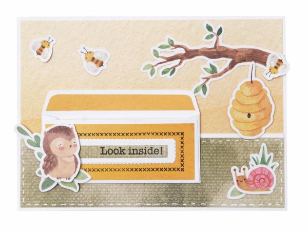 Studio Light -  Stempel mit Stanze Tiny Commercial Envelope 