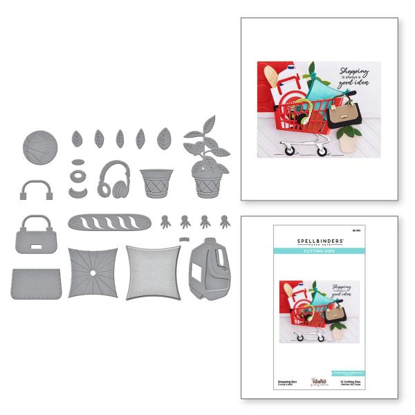Spellbinders Dies "Shopping Run Etched" Stanzschablonen