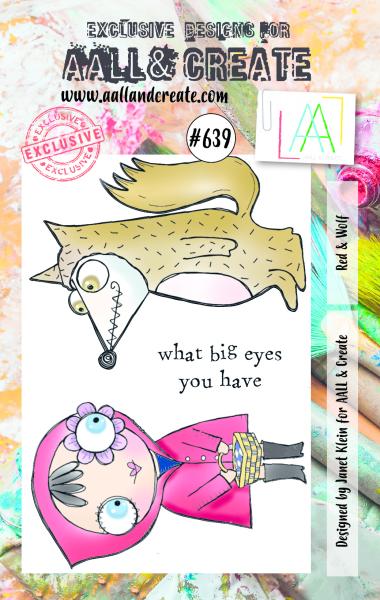 AALL and Create  Red & Wolf  Stamps - Stempel A7
