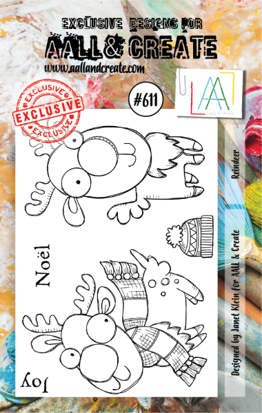 AALL and Create  Reindeer  Stamps - Stempel A7