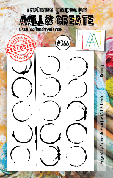 AALL and Create Roundly  Stamps - Stempel A7
