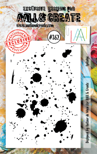 AALL and Create  Splodge  Stamps - Stempel A7
