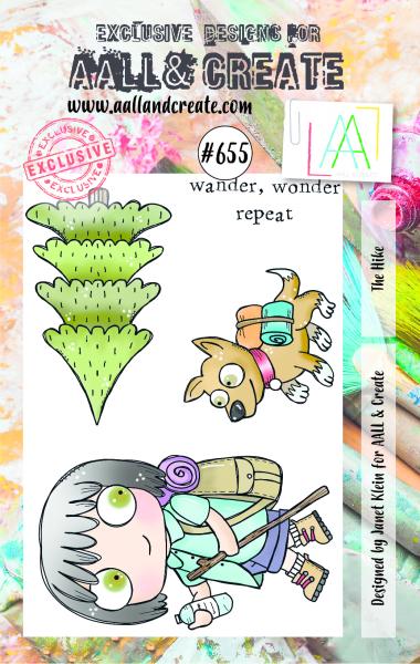 AALL and Create  The Hike  Stamps - Stempel A7