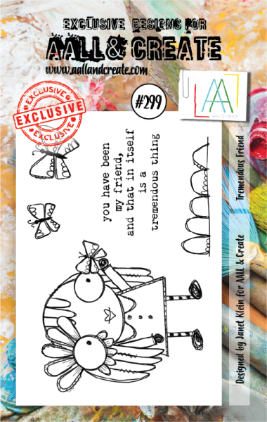 AALL and Create  Tremendous Friend  Stamps - Stempel A7