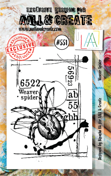 AALL and Create  Weaver Spider  Stamps - Stempel A7