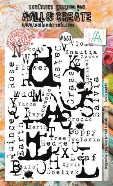 AALL and Create  Garden Mash Up  Stamps - Stempel A6