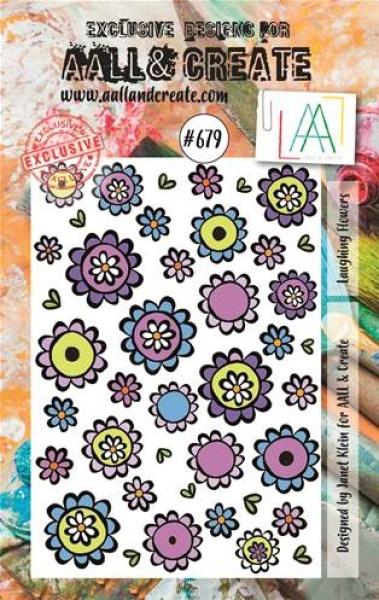 AALL and Create  Laughing Flowers  Stamps - Stempel A7