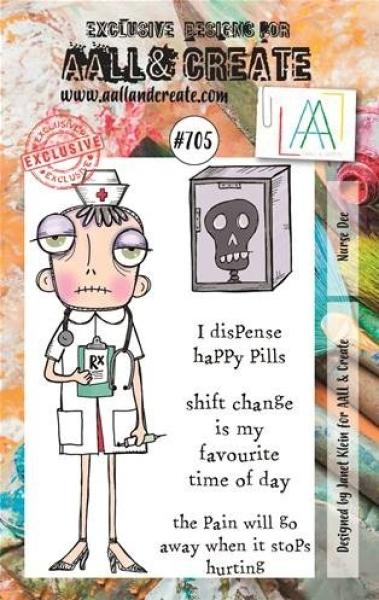 AALL and Create  Nurse Dee  Stamps - Stempel A7