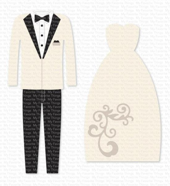 My Favorite Things Die-namics "Bride and Groom" | Stanzschablone | Stanze | Craft Die
