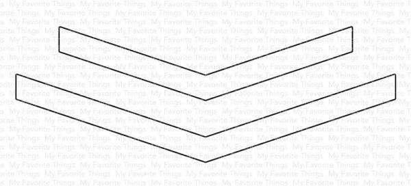 My Favorite Things Die-namics "Chevron Stripes" | Stanzschablone | Stanze | Craft Die