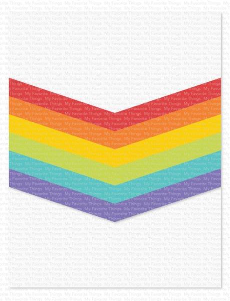 My Favorite Things Die-namics "Chevron Stripes" | Stanzschablone | Stanze | Craft Die