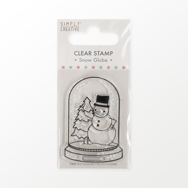 Simply Creative  Snow Globe  Clear Stamp 