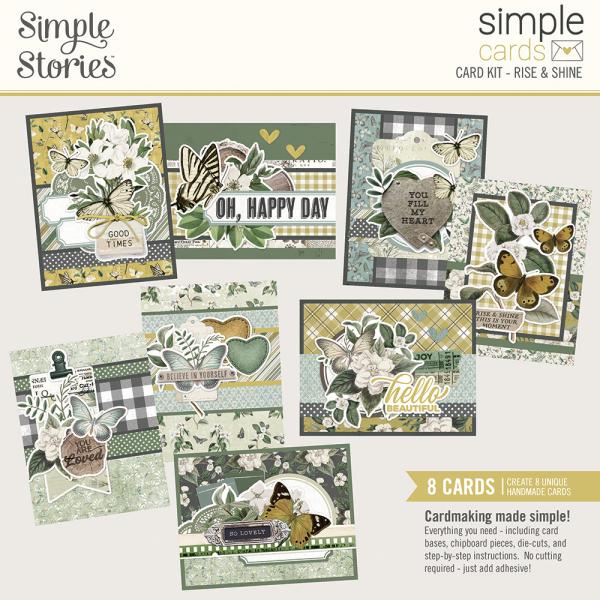 Simple Stories  Simple Cards Kit Rise & Shine  Simple Cards Kit - Bits & Pieces
