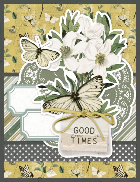 Simple Stories  Simple Cards Kit Rise & Shine  Simple Cards Kit - Bits & Pieces