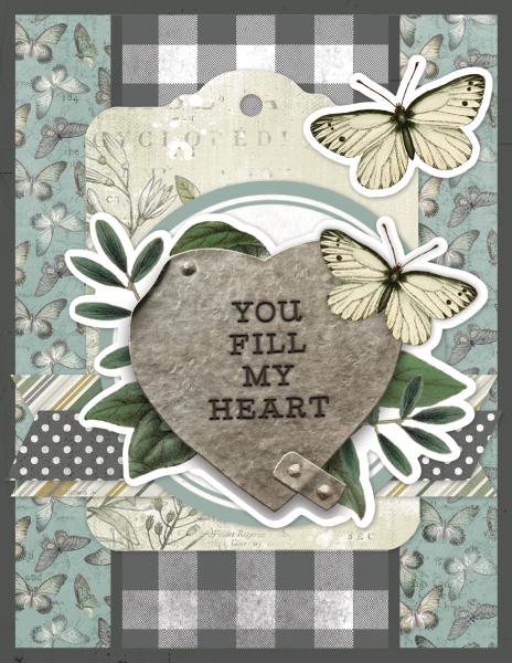 Simple Stories  Simple Cards Kit Rise & Shine  Simple Cards Kit - Bits & Pieces