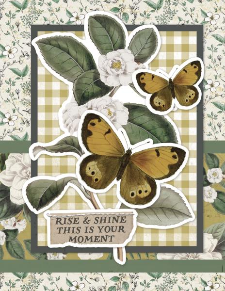Simple Stories  Simple Cards Kit Rise & Shine  Simple Cards Kit - Bits & Pieces