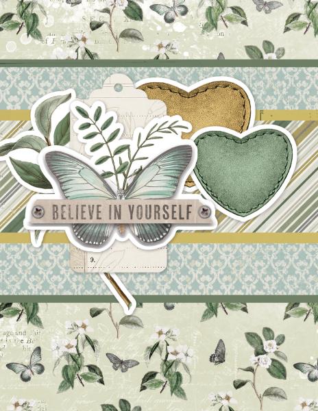 Simple Stories  Simple Cards Kit Rise & Shine  Simple Cards Kit - Bits & Pieces