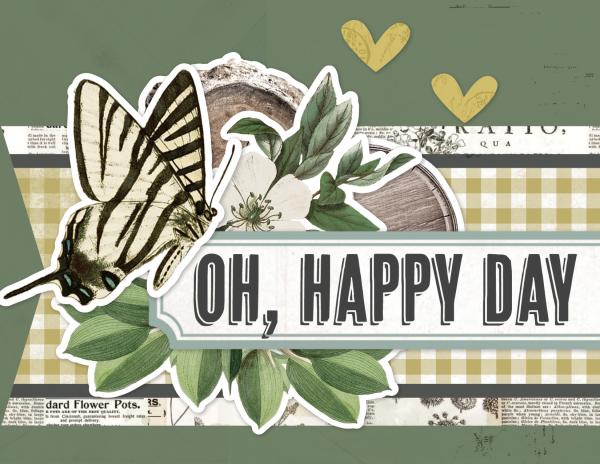 Simple Stories  Simple Cards Kit Rise & Shine  Simple Cards Kit - Bits & Pieces