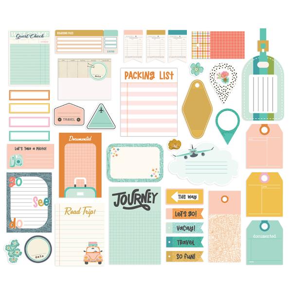 Simple Stories Die Cuts Cardstock  Let's Go!